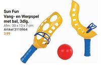 Sun fun vang- en werpspel met bal-Sunfun