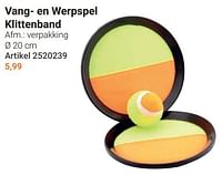 Vang- en werpspel klittenband-Huismerk - Lobbes