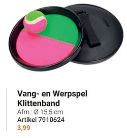 Vang- en werpspel klittenband