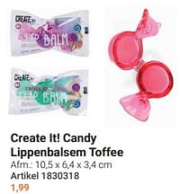 Create it! candy lippenbalsem toffee-Create it!