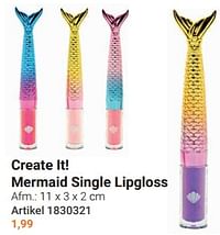 Create it! mermaid single lipgloss-Create it!