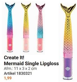 Create it! mermaid single lipgloss