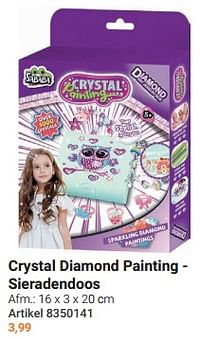 Crystal diamond painting - sieradendoos-Huismerk - Lobbes