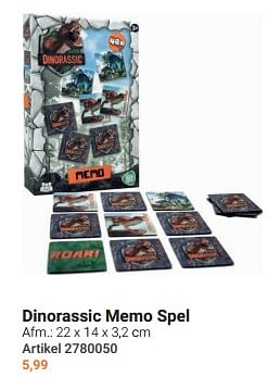 Dinorassic memo spel