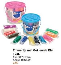 Emmertje met gekleurde klei-Grafix