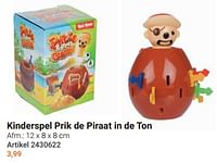 Kinderspel prik de piraat in de ton-Toi Toys