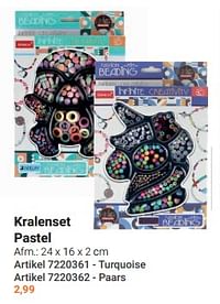 Kralenset pastel-Huismerk - Lobbes