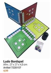 Ludo bordspel-Huismerk - Lobbes