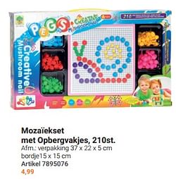 Mozaïekset met opbergvakjes