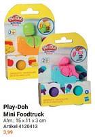 Promoties Play-doh mini foodtruck - Hasbro - Geldig van 11/09/2024 tot 05/12/2024 bij Lobbes