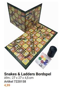 Snakes + ladders bordspel-Huismerk - Lobbes