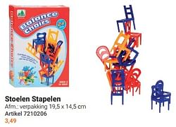 Stoelen stapelen