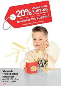 Vliegende franse frietjes kinderspel-Huismerk - Lobbes