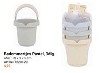 Bademmertjes pastel-Huismerk - Lobbes