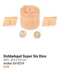 Dobbelspel super six dice-Small Foot