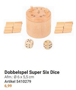 Dobbelspel super six dice