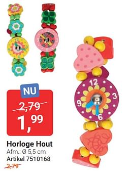 Horloge hout