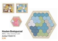 Houten breinpuzzel-Huismerk - Lobbes