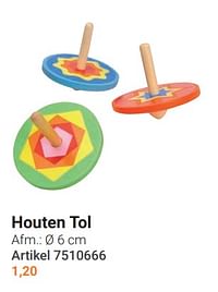 Houten tol-Huismerk - Lobbes