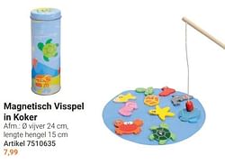 Magnetisch visspel in koker