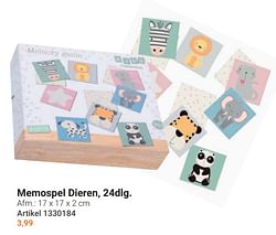 Memospel dieren