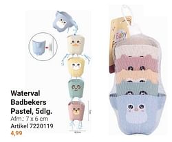 Waterval badbekers pastel