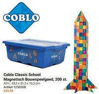 Coblo classic school magnetisch bouwspeelgoed-Coblo