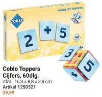 Coblo toppers cijfers-Coblo