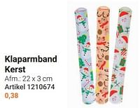 Klaparmband kerst-Huismerk - Lobbes