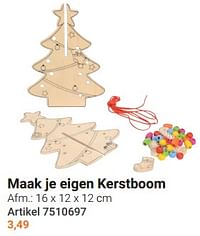 Maak je eigen kerstboom-Huismerk - Lobbes