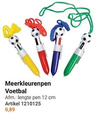 Meerkleurenpen voetbal-Huismerk - Lobbes