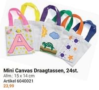 Mini canvas draagtassen-Huismerk - Lobbes