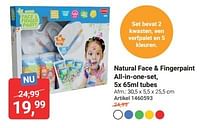 Natural face + fingerpaint all-in-one-set-Goodmark