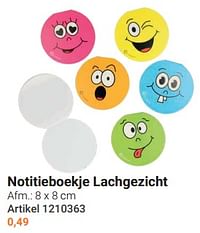 Notitieboekje lachgezicht-Huismerk - Lobbes