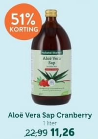 Aloë vera sap cranberry-Huismerk - Holland & Barrett