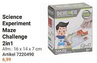 Science experiment maze challenge 2in1-Huismerk - Lobbes