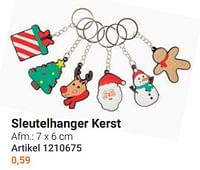 Sleutelhanger kerst-Huismerk - Lobbes