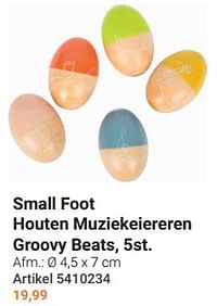 Small foot houten muziekeiereren groovy beats-Small Foot