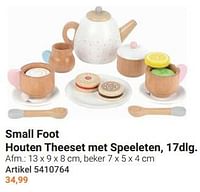 Small foot houten theeset met speeleten-Small Foot