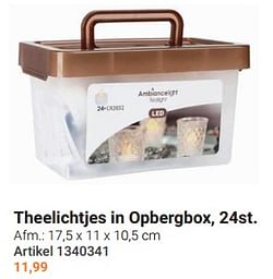 Theelichtjes in opbergbox