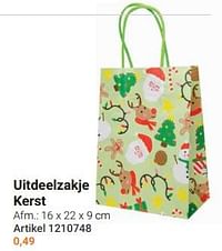 Uitdeelzakje kerst-Huismerk - Lobbes