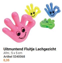 Uitmuntend fluitje lachgezicht