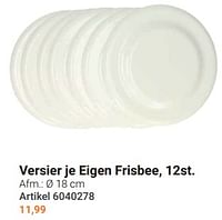 Versier je eigen frisbee-Huismerk - Lobbes