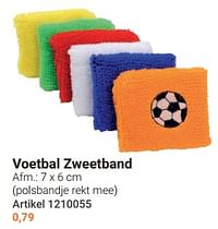 Voetbal zweetband-Huismerk - Lobbes