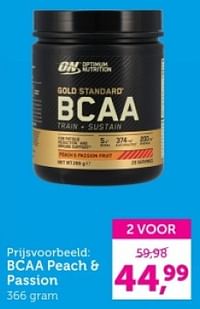 Bcaa peach + passion-Optimum Nutrition