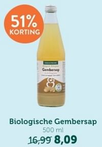 Biologische gembersap-Huismerk - Holland & Barrett