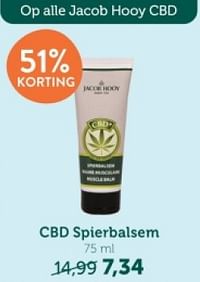 Cbd spierbalsem-Jacob Hooy