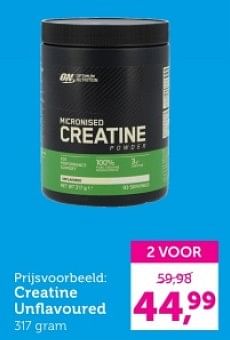 Creatine unflavoured