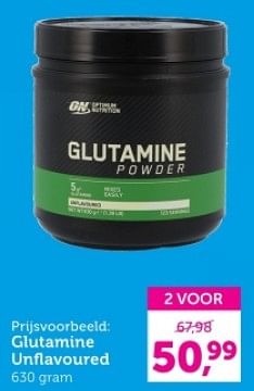 Glutamine unflavoured