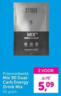 Mix 90 dual- carb energy drink mix-Styrkr